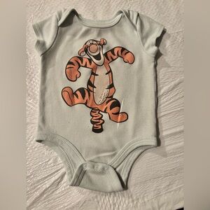 Disney Light Blue Tigger One-Piece Bodysuit